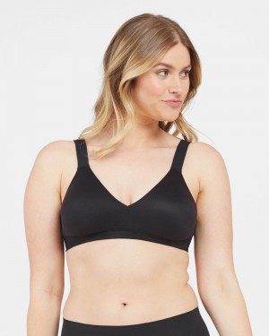 Bralette Spanx Bra-llelujah!® Lightly Podšité Černé | 6427518-QD
