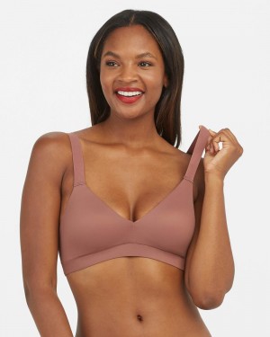 Bralette Spanx Bra-llelujah!® Lightly Podšité Růžové | 8209314-OQ
