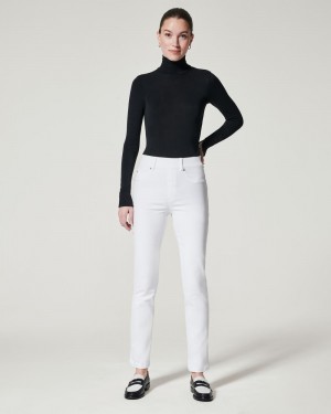 Džíny Spanx Rovný Leg Bílé | 7584091-FT