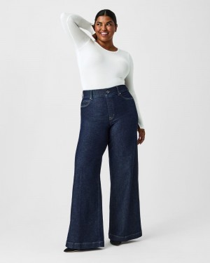 Džíny Spanx Široké Leg Indigo | 8539412-ZE