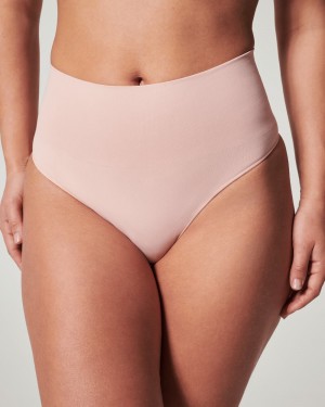 Kalhotky Spanx EcoCare Seamless Shaping Růžové | 4125897-RA