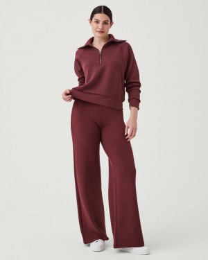 Kalhoty Spanx AirEssentials Široké Leg Hnědé | 0732891-IG