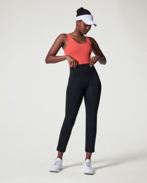 Kalhoty Spanx Booty Boost® Active Ankle Flare Černé | 8453902-BY