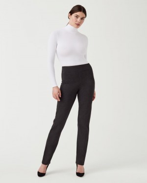 Kalhoty Spanx The Perfect Pant, Slim Rovný Šedé | 1397584-JA