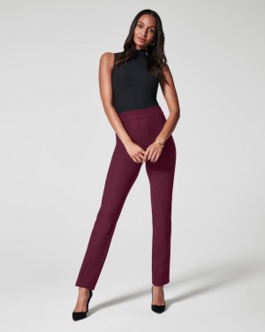 Kalhoty Spanx The Perfect Pant, Slim Rovný Fuchsie | 5018649-NU