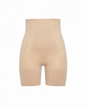 Kraťasy Spanx OnCore High-Waisted Mid-Thigh Béžový | 2703489-SY