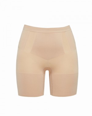 Kraťasy Spanx OnCore Mid-Thigh Béžový | 1204653-AK
