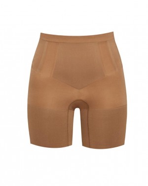 Kraťasy Spanx OnCore Mid-Thigh Cafe Au Lait | 9723418-ZI