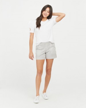 Kraťasy Spanx Stretch Twill, 4" Šedé | 0752416-IK