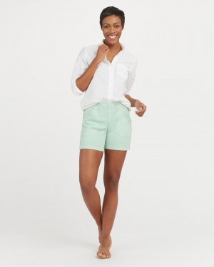 Kraťasy Spanx Stretch Twill, 6" Blankyt | 1067839-BP