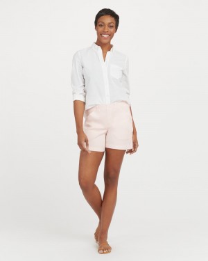 Kraťasy Spanx Stretch Twill, 6" Růžové | 0219486-CJ