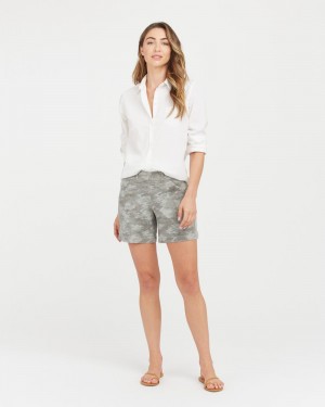 Kraťasy Spanx Stretch Twill, 6" Šedé Blankyt Světle Modré Maskáčové | 9561830-GO