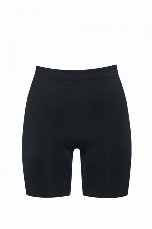 Kraťasy Spanx Suit Your Fancy Booty Booster Mid-Thigh Černé | 8170459-QJ
