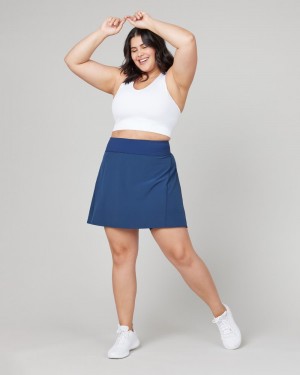 Krátké Sukně Spanx The Get Moving, 17" Tmavě Blankyt | 7062914-NH