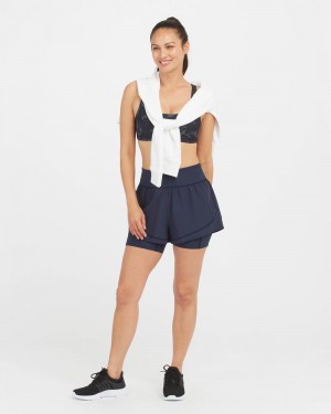 Krátké Sukně Spanx The Get Moving, 5" Tmavě Blankyt | 7894053-JE