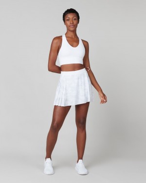 Krátké Sukně Spanx The Get Moving Plisovaný, 14" Bílé Maskáčové | 6387915-CQ