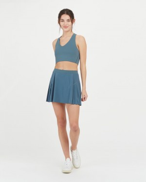 Krátké Sukně Spanx The Get Moving Plisovaný, 14" Blankyt | 8231964-JI