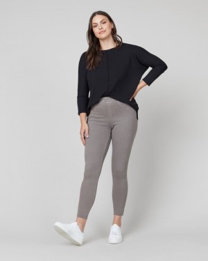 Legíny Spanx Jean-ish® Ankle Šedé Hnědé | 5478326-JS