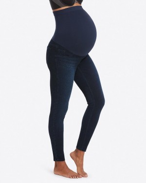 Legíny Spanx Mama Ankle Jean-ish® Tmavě Blankyt | 3417259-AB
