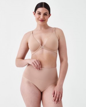 Podprsenky Spanx Bra-llelujah!® Adjustable Plunge Wireless Lift Béžový | 3845921-XS
