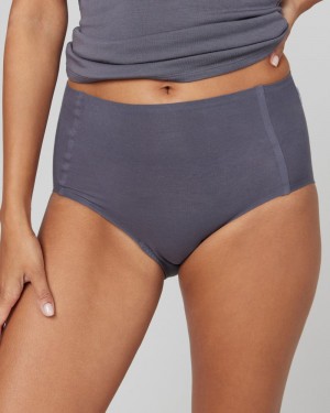 Slipy Spanx Ahhh-llelujah® Pima Bavlněné ‘Fit to You’ Šedé | 3859274-QO