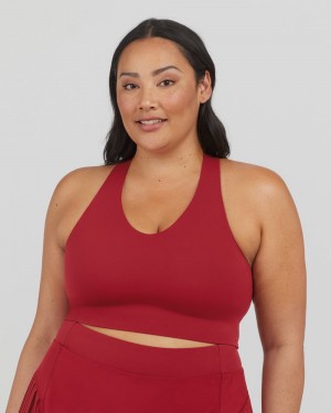 Sportovní Podprsenka Spanx Longline Medium Impact Červené | 0734189-CA