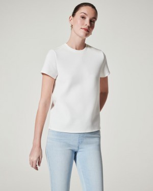 Topy Spanx AirEssentials Cap Sleeve Bílé | 1640728-RJ