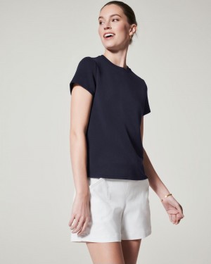 Topy Spanx AirEssentials Cap Sleeve Tmavě Blankyt | 9140267-DA