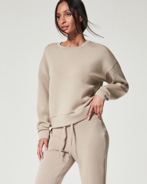 Topy Spanx AirEssentials Crew Béžový | 2541087-OS