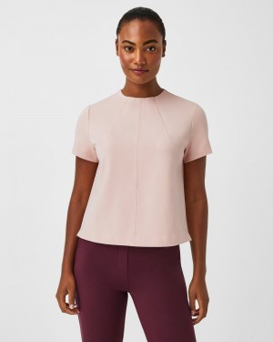 Topy Spanx The Perfect Funnel Neck Růžové | 0194287-MO