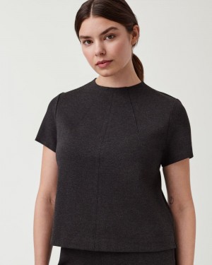 Topy Spanx The Perfect Funnel Neck Šedé | 3695841-HR