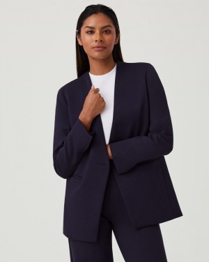 Topy Spanx The Perfect Oversized Blazer Tmavě Blankyt | 7540312-YJ