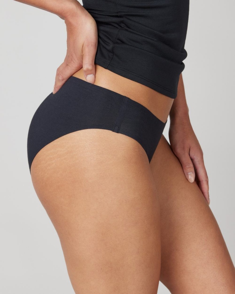 Bikini Spanx Ahhh-llelujah® Pima Bavlněné ‘Fit to You’ Černé | 0789361-DU