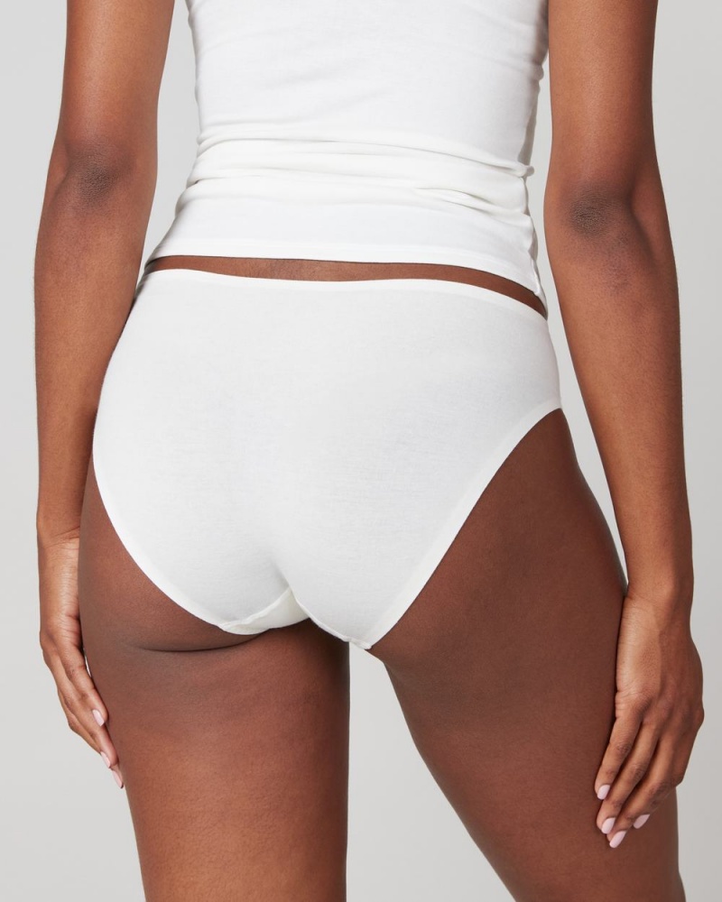 Bikini Spanx Ahhh-llelujah® Pima Bavlněné ‘Fit to You’ Bílé | 9158640-KO