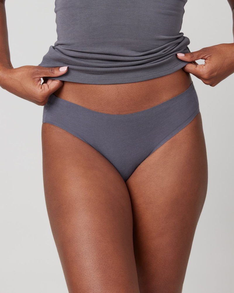 Bikini Spanx Ahhh-llelujah® Pima Bavlněné ‘Fit to You’ Šedé | 2871346-RF