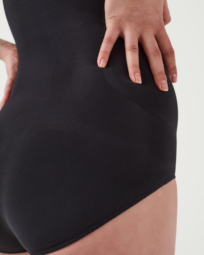Body Spanx OnCore Open-Bust Panty Černé | 2487659-YD
