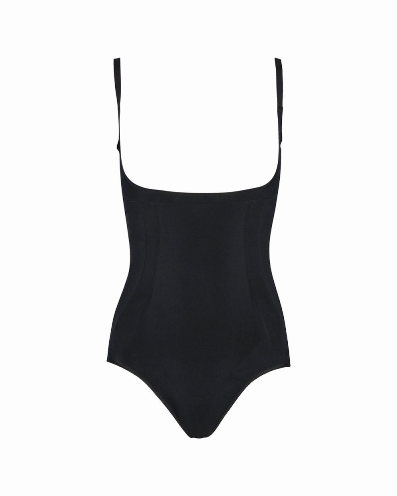 Body Spanx OnCore Open-Bust Panty Černé | 2487659-YD