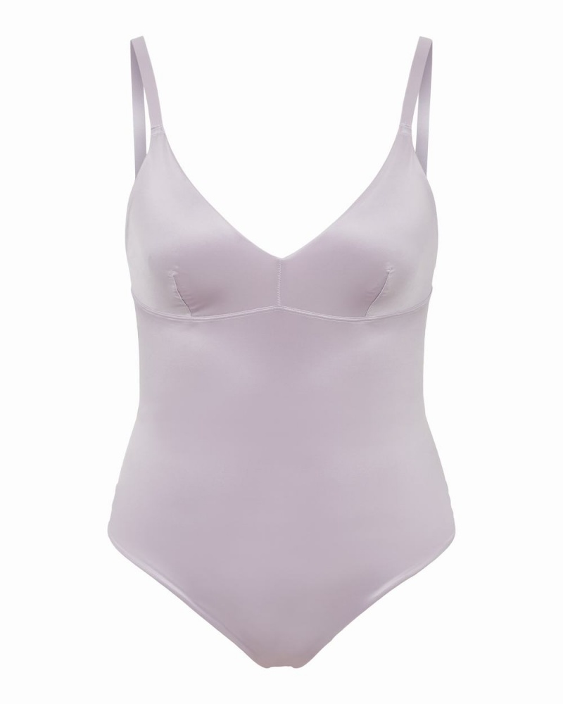Body Spanx Shaping Satin Tanga Světle Fialové | 9870213-SV