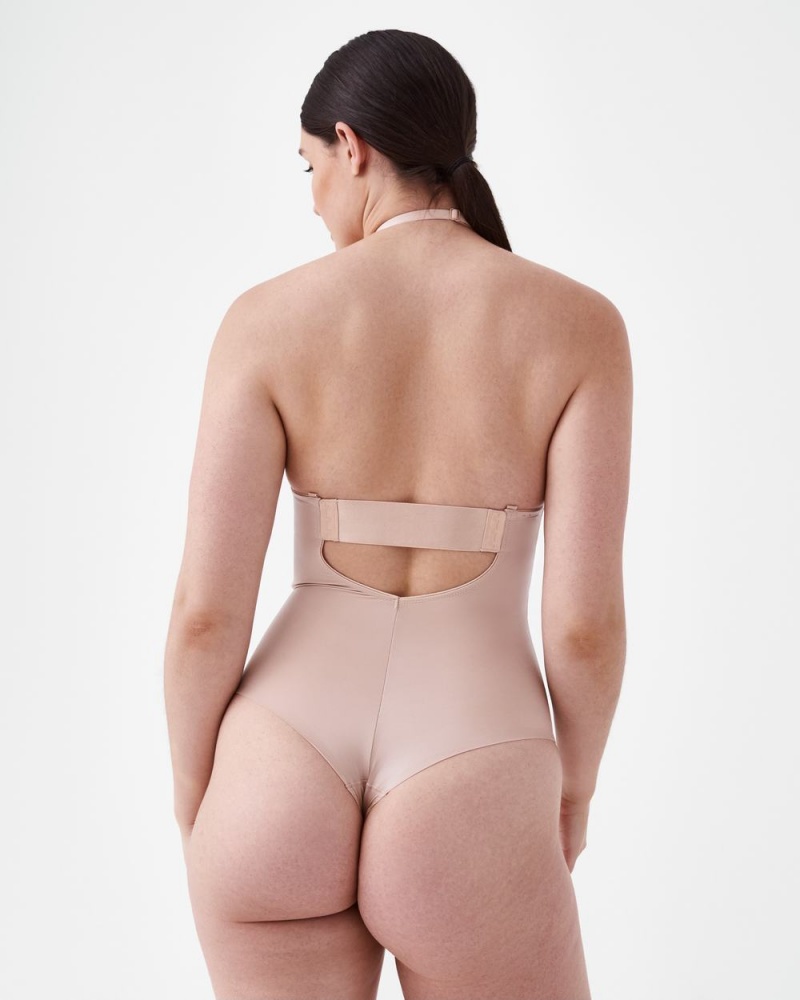 Body Spanx Suit Your Fancy Plunge Low-Back Tanga Béžový | 2589031-HB