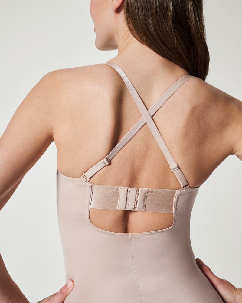 Body Spanx Suit Your Fancy Strapless Cupped Panty Béžový | 8963145-CL