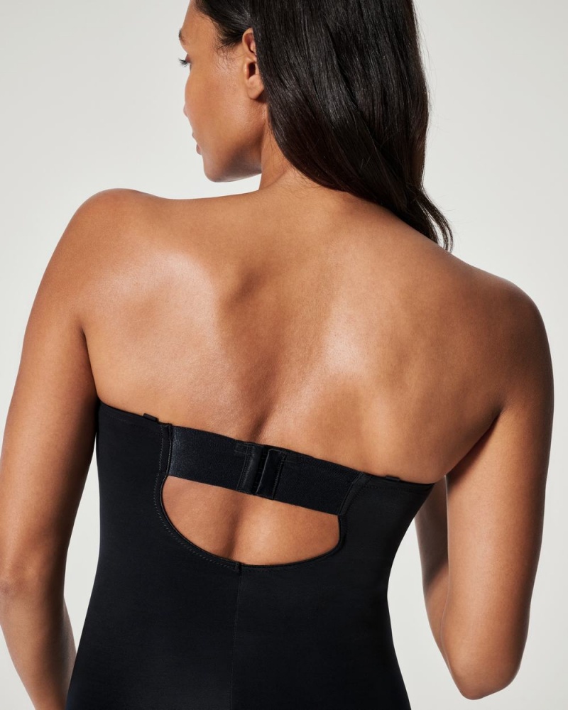 Body Spanx Suit Your Fancy Strapless Cupped Panty Černé | 6158294-JR