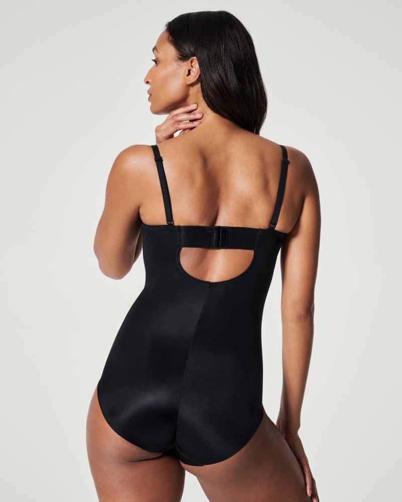 Body Spanx Suit Your Fancy Strapless Cupped Panty Černé | 6158294-JR