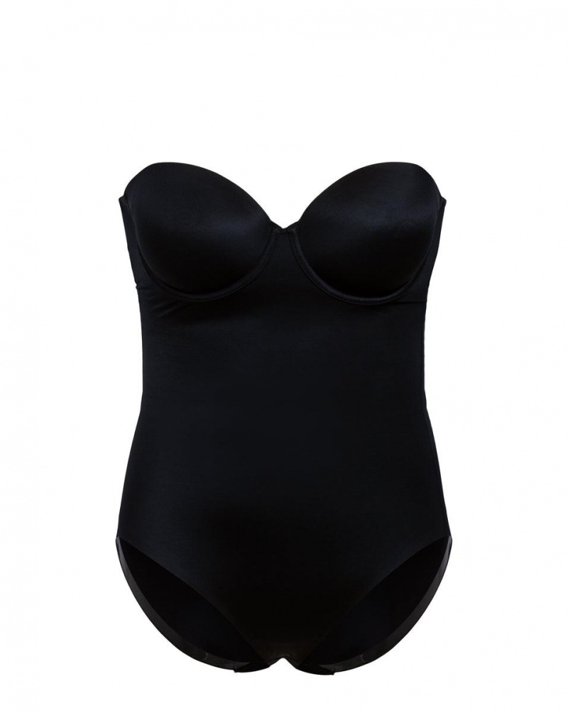 Body Spanx Suit Your Fancy Strapless Cupped Panty Černé | 6158294-JR