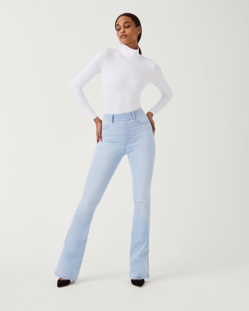 Body Spanx Suit Yourself Long Sleeve Turtleneck Tanga Bílé | 6172549-YE