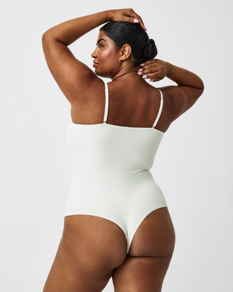 Body Spanx Suit Yourself Žebrovaný Cami Bílé | 6715943-UG