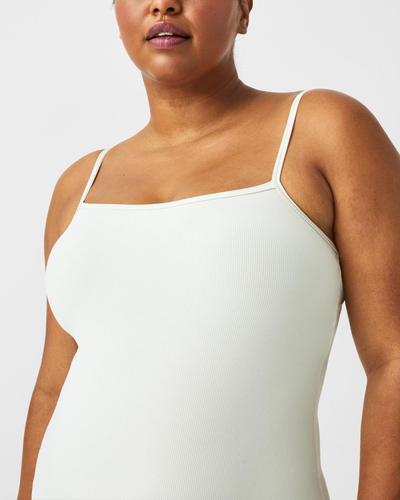 Body Spanx Suit Yourself Žebrovaný Cami Bílé | 6715943-UG