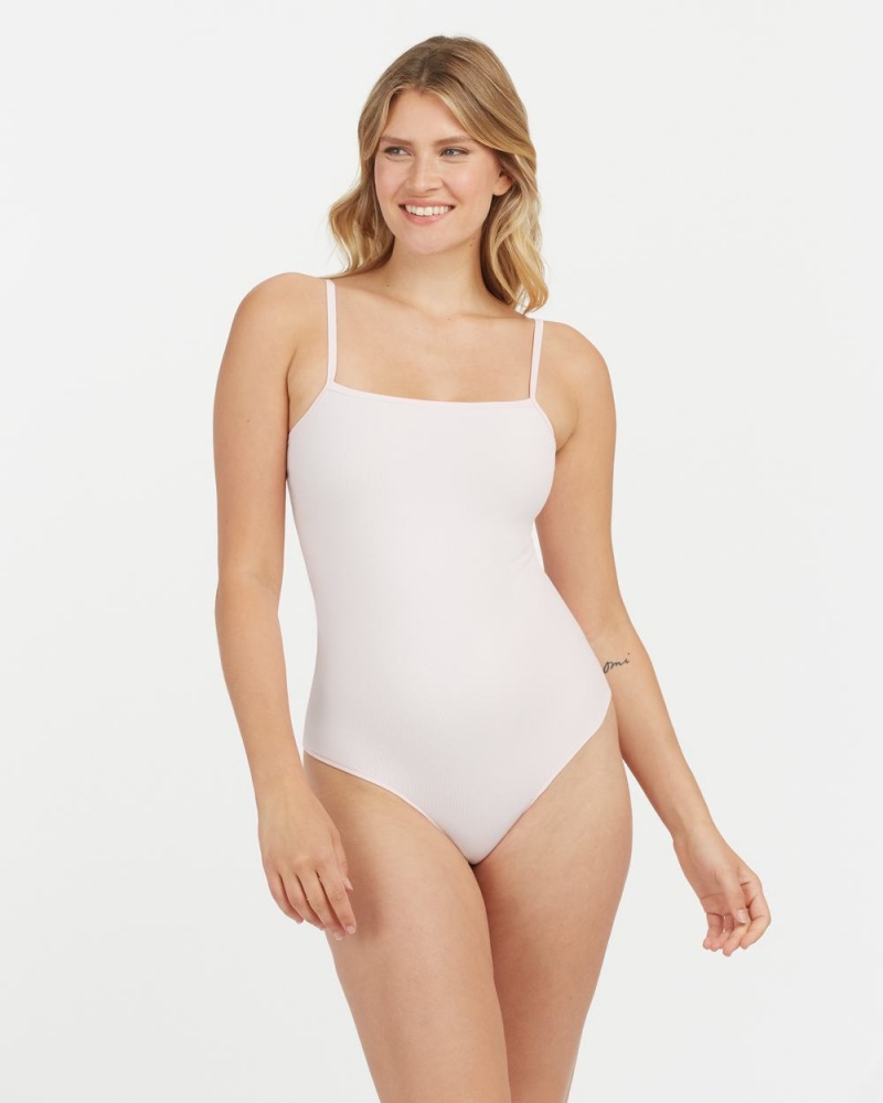 Body Spanx Suit Yourself Žebrovaný Cami Růžové | 1738462-KS