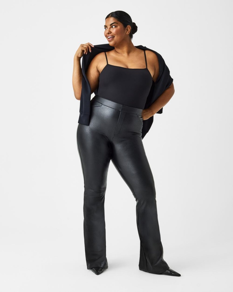 Body Spanx Suit Yourself Žebrovaný Cami Černé | 6542703-OQ