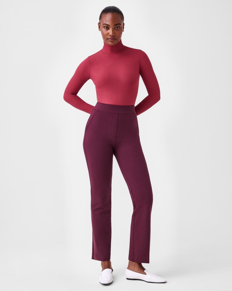 Body Spanx Suit Yourself Žebrovaný Long Sleeve Turtleneck Růžové | 4908735-DE