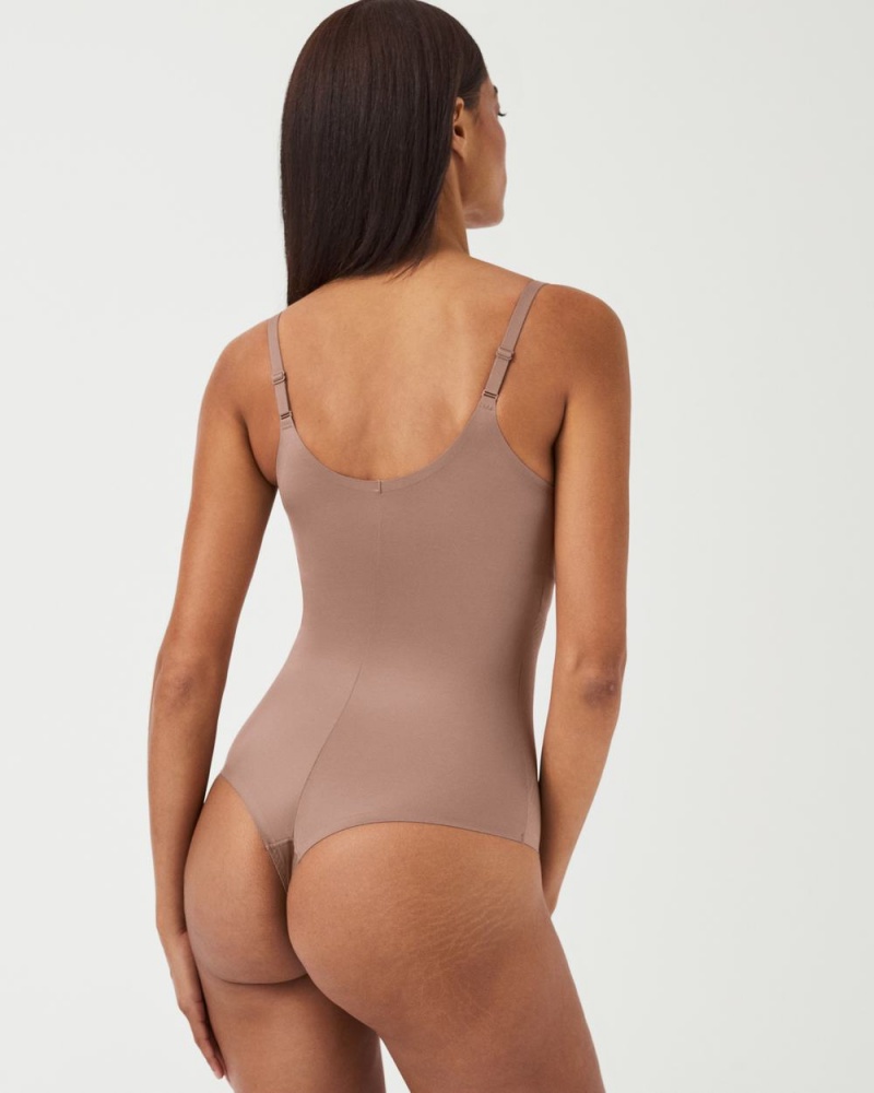 Body Spanx Thinstincts® 2.0 Cami Tanga Cafe Au Lait | 0142658-WX